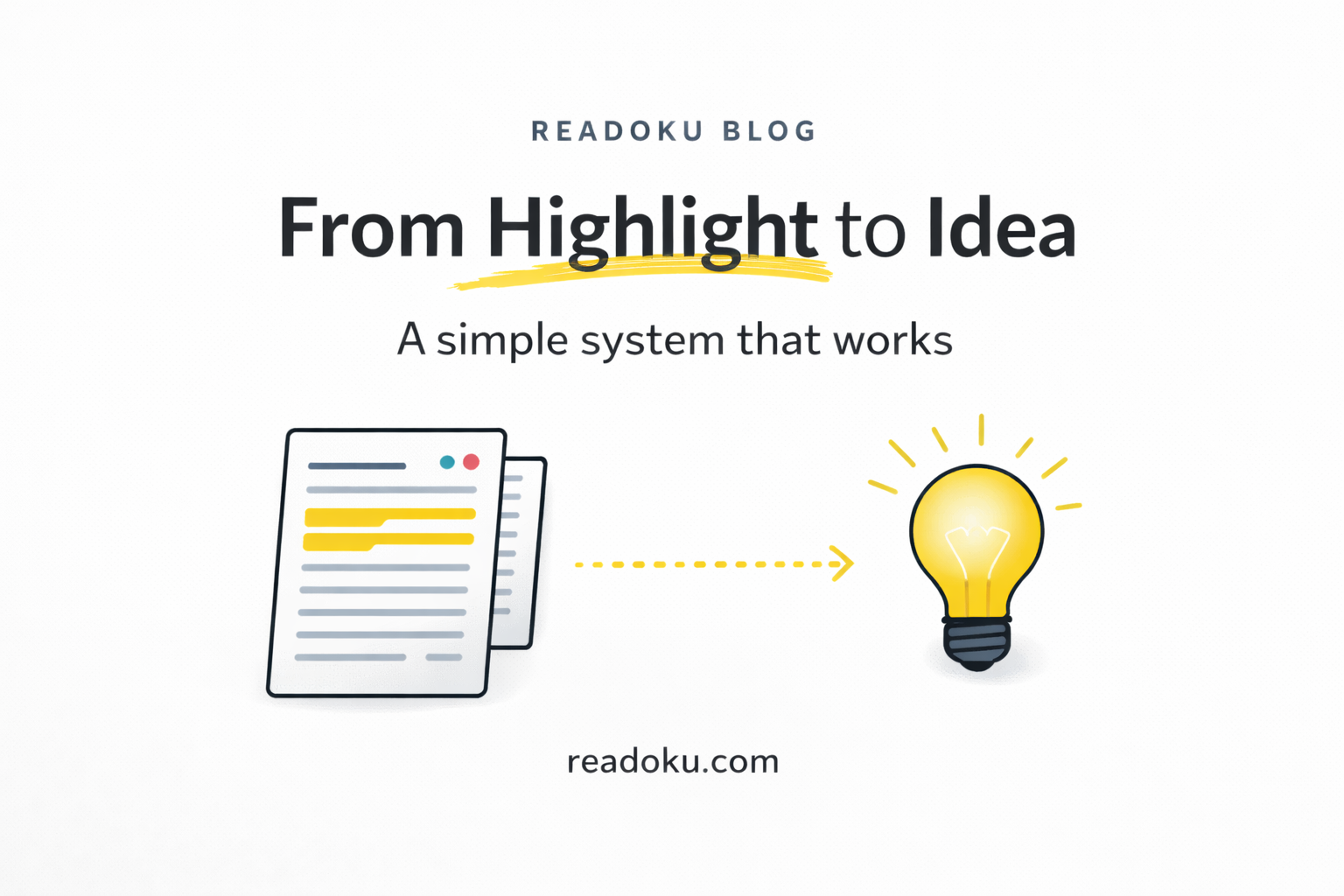 From Highlight to Idea: A Simple System That Works cover image