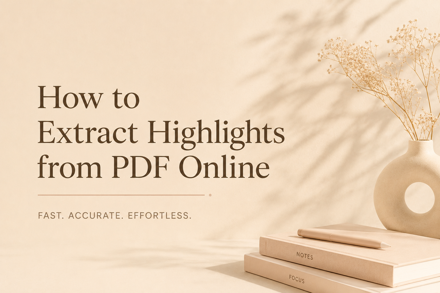 How to Extract Highlights from PDF Online cover image