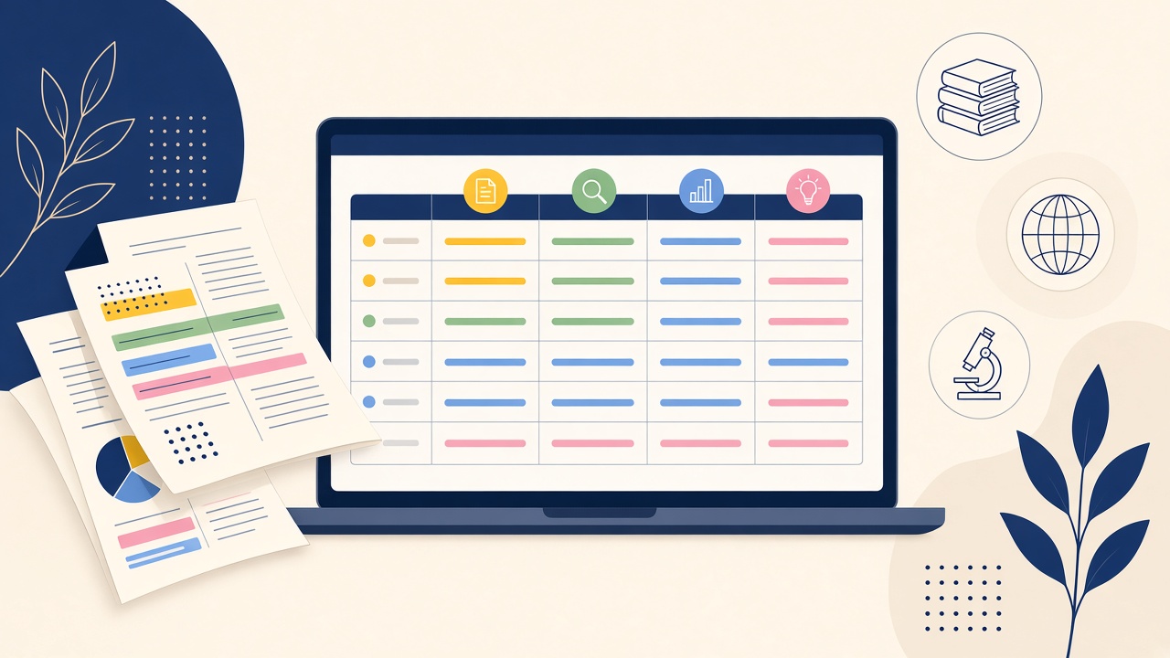 How to Build a Literature Review Matrix from PDF Highlights in 15 Minutes cover image